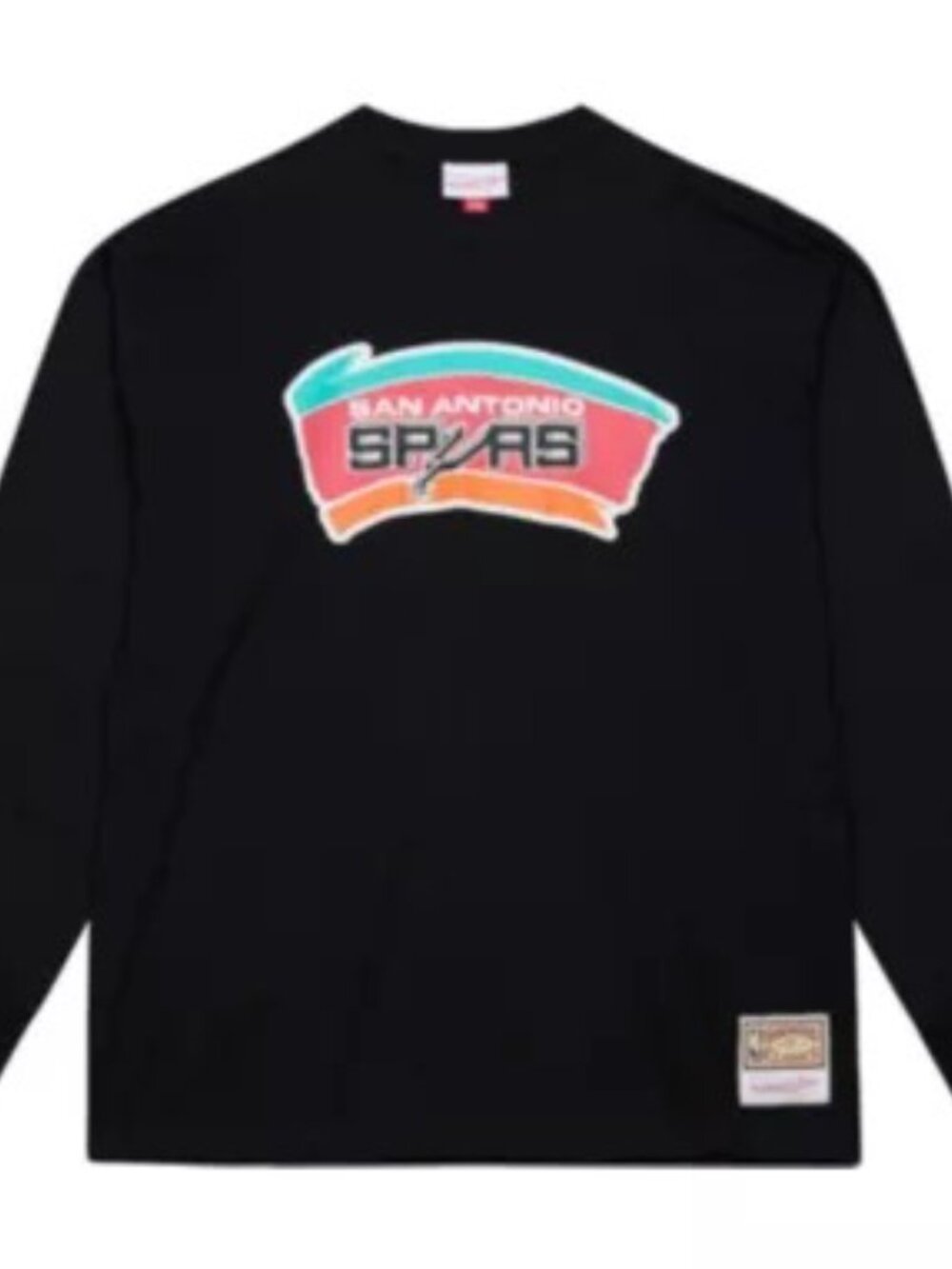 San Antonio Spurs Black All In Long Sleeve T-Shirt